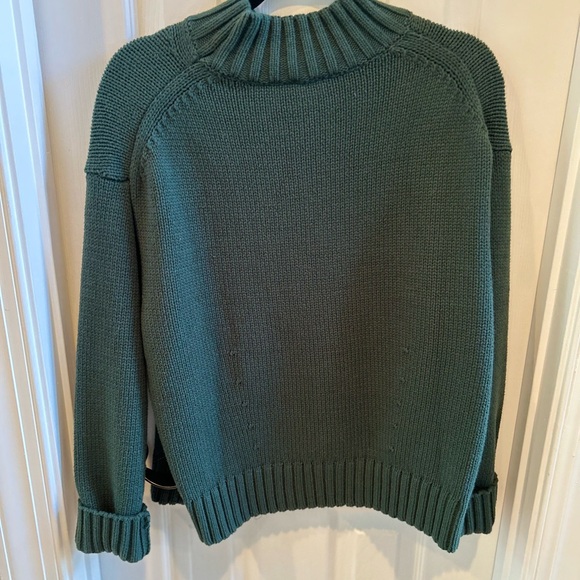 Cabi Duo Pullover Green Women's Sweater - Picture 5 of 7